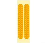 for NINEBOT Max G2 Reflective Stickers,Waterproof Night Visibility Caution Strip,Strong PVC Safety Tape 8.3 X 1.3 Cm(Yellow)