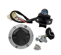 For Ninja 250R For EX250J 300 For EX300 2008-2015 Motorcycle Ignition Switch Kit Assembly Fuel Gas Cap Tank Cover Lock Pads Brake