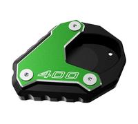 For NINJA 400 Z400 2018 2019 2020 2021 2022 2023 2024 2025 Motorcycle Kickstand Pad Side Stand Extension Foot Plate(Green)