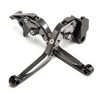 For Ninja 650 2017-2024 Modified CNC aluminum 6-stage Length Adjustable Foldable Brake Clutch Lever Accessories Adjustable clutch and brake lever(Grey)