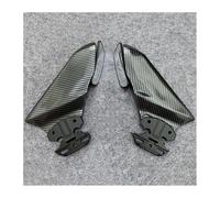For Ninja 650 ER6F ER-6F ER 6F 2017-2019 Motorcycle Mirrors Front Fairing Winglets Aerodynamic Side Wings Spoiler Side Panel Cover Fairing(C Glossy Carbon)
