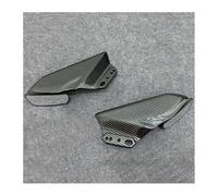 For Ninja 650 ER6F ER-6F ER 6F 2017-2019 Motorcycle Mirrors Front Fairing Winglets Aerodynamic Side Wings Spoiler Motorcycle Fairing Side Wing(B Glossy Carbon)