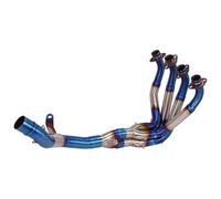 For Ninja 900 Z900 2017-2022 Slip On Motorcycle Full System Modifed Exhaust Escape 50.8mm Front Pipe Middle Section Link Pipe(Blue)