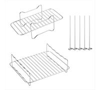 For Ninja Foodi Double Cooker Series Rectangular Grill Rack