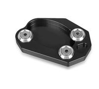 For Ninja For ZX10R 2008-2023 Enlarger Pad Motorcycle Bike Kickstand Extender CNC Side Stand Extension Plate Motorcycle Stand Pad Plate(Black)