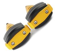 For NINJA For ZX6R 636 For ZX-6R 2013-2020 Motorcycle CNC Falling Protection Frame Slider Fairing Guard Bar Crash Pad Protecto Motorcycle Highway Crash Bar Body(Gold)