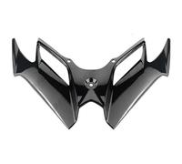 For Ninja Motorcycle Front Fairing Winglets Aerodynamic Wing Kit Spoiler Protection Guard Cover Side Panel Cover Fairing(Bright Black)