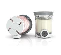 For Ninja Swirl by Creami NC700 Series Ice Cream Makers, Dishwasher Safe, 16 oz Pints with Lid, Grey Lids (Grey -2pack, 16oz)