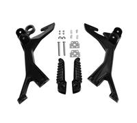 For Ninja Z500 Z400 Motorcycle Foot Peg Footrest Rear Passenger Bracket(Black)