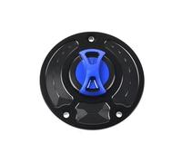For Ninja ZX-10R ZX10R 2006-2020 Motorcycle Fuel Tank Cap Cover Guard Protector(Blue)