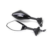 For Ninja ZX750 ZX7 ZX7R ZX14 ZX14R ZZR1400 Racing Rearview Mirrors With Turn Signals LED Motorcycle Mirrors Set