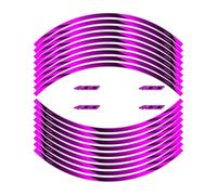 For NINJA300 For EX300 Motorcycle 17 Inch Front Rear Decal Wheel Hub Waterproof Reflective Rim Stickers(Style 20)