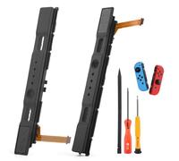 for Nintendo Switch Joy-Con Slide Rail Replacement for Nintendo Switch OLED Left Right Slide Rail for JoyCon Bracket with Sensor Flex Cable Controller Accessories Repair Parts