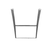 For Nissan 350Z 2003-2009 Soft Carbon Fiber Car Central Control Navigation Panel Frame Sticker Auto Parts(Black)