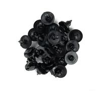 For Nissan Bumper Push Clips 20pcs Black Plastic Rivet Fasteners for Mud Flaps and Side Skirts