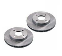 FOR NISSAN CUBE LATIO MARCH FRONT PAIR OF BRAKE DISCS