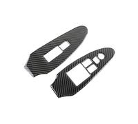 for Nissan for 370Z for Z34 2009-UP Car Interior Door Window Lift Control Switch Button Panel Frame Trim Cover Sticker Interior Cover Trim(Type B RHD)