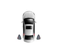 For Nissan For Elgrand E51 2002-2010 Magnetic Car Sunshade Shield Front Windshield Curtain Rear Side Window Sun Shade Visor Car Sun Shade(2PCS Train)