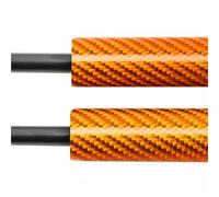 For Nissan For Fairlady Z For RZ34 400Z 2022-2025 Lift Supports Prop Rods Shock Dampers Car Hydraulic Support Rod Front Hood Bonnet Gas Springs(Carbon Fiber Orange)
