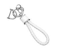 For Nissan For Juke For Micra For Qashqai For March For Tiida For Terrano For Cube For Pathfinder For Rogue Car Key Case Cover JHVVBFWF(White keychain)