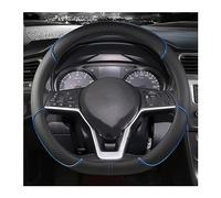 For Nissan For March K10 K11 K12 K13 K14 For Micra Non-slip Car Steering Wheel Cover Automotive Wheel Cover(D shape Blue)
