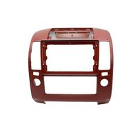 For Nissan For Navara 2006-2012 9 Inch Dashboard Installation Kit Stereo Radio DVD Player Fascias Frame(Frame-red)
