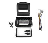 For NISSAN For NOTE 2005-2012 9INCH Radio Fascias Android Stereo Frame Player 2 Din Head Unit Panel Dash With Cable POMPOMPUR(Fascia and cable)