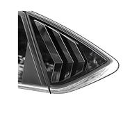 For Nissan For Sentra Car Rear Window Louver Modification False Tuyere Decoration Exterior Decoration 2013-2018(Mirror black)