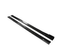 For Nissan For SENTRA For Altima For A3 For A4 For A5 1set 2/2.2m Universal Side Skirt Extension Rocker Plate Lip Separator Bumper Car Side Skirt(Glossy Black)