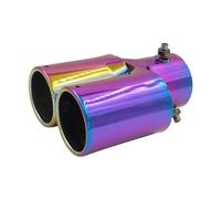 For Nissan For Sunny Car Rear Muffler Twin Tail Pipes Double Exhaust Tips Car Accessories 1PCS(2)