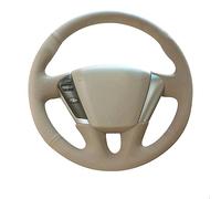 For Nissan For Teana For Murano For Z51 For Elgrand For Quest 2008-2020 Car Steering Wheel Cover Wheel Sleeve Protector(Orange Thread)