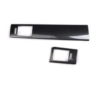 For Nissan For TIIDA 2005-2010 LHD RHD Car Dashboard Side Air Conditioner Vent Frame Cover Trim Styling AJOHBM(Carbon lookRHD)