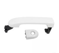 for Nissan for Versa 82641EL12A Left Side Door Handle, Crafted from Sturdy Plastic to Longevity and Durability (White)