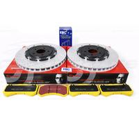 Brembo Floating Brake Disc 09.A187.13 - Drilled Vented Front Axle - Fits Nissan GT-R