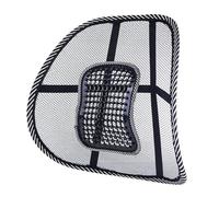 For Nissan Leaf Car Seat Lumbar Back Rest,Air Flow Support Cushion Pads,Mesh Cushion Backrest,with Massage Beads,Relieves Pressure on the Spine