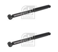 FOR NISSAN NAVARA D40 3.0D 2010 ON V9X REAR SHOCK ABSORBERS PAIR FEBI
