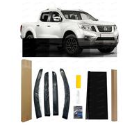 For Nissan Navara NP300 Double Cab 2016-2026 | Wind Deflectors & Multi-Use Window Tint Film Kit | 10 Metre VLT 1% Other Options for Car, Home & Office | Rain Guards & Privacy Glass Protector w Tools