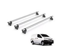 For Nissan NV200 2009-2021 Roof Rack Rhino Kammbar Fleet 3 Bars | 3x Steel Roof Bars [KB3FL]
