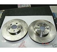 FOR NISSAN PRIMERA P12 2002-2008 FRONT BRAKE DISC FRONT PAIR VENTED