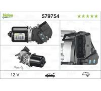 For Nissan Qashqai/Qashqai+2 Wiper Motor 07-13 (579754) OEM Valeo