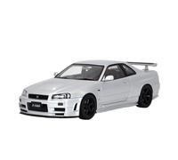 For Nissan R34 GT-R Z-tune 1:18 Die-cast Metal Static Luxury Sports Car Model Collection Display Hobby