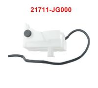 for NISSAN Rogue Coolant Reservoir with Cap, Plastic, Black and White, Compatible with Rogue 2.5L L4 2008-2013 and Rogue Select 2.5L L4 2014-2015, OEM 21711-JG000