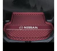 For Nissan Serena C27 August 2016-2024 Car Boot Mat,Custom Leather Car Trunk Protector Pad,Dirt Resistant Trunk Cargo Storage Carpet Liner Mat,Auto Interior Accessories(Wine Red)