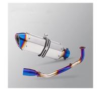 For NMAX For 125 155 For NMAX155 For NMAX125 front connecting pipe set Front Link Pipe slip on 51mm Muffler Moto DB Killer 2020-2024 motorcycle exhaust(TYPE-F)