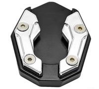 for nmax Side Stand Extension Pad Aluminium Foot Enlarger for Secure Parking on Soft Ground Mud Sand Red Gold Black Silver Blue(silver)
