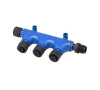 For NMEA 2000 Marine Connector M125P 37 Way T Splitter With Threaded Locking And Waterproof Design For Marine Communication Networks(1 male to 4 female)