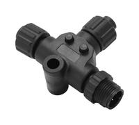 for NMEA 2000 T Connector 3 Port 5Pin M12 Thread IP67 Waterproof for Garmin Networks
