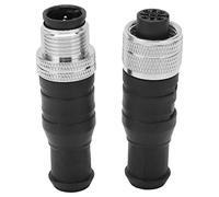 For NMEA 2000 Terminator, Pair for NMEA2000 Male Female Terminator Resistor 5Pin M12 Thread IP67 Waterproof for Lowrance