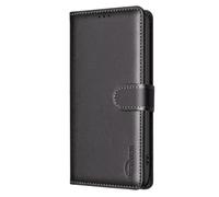 for Nokia C32 case with [Credit Card Holder] [RFID Blocking], Shockproof PU Leather Flip Book Protective Cover Women Men for Nokia C32 Phone Case,black