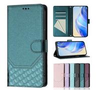 for Nokia HMD Skyline Case Wallet Business Splicing Flip Leather Phone Case, Magnetic Kickstand Protective Cover for Nokia HMD Skyline Women Men with Card Card Slots, Hand Strap Green